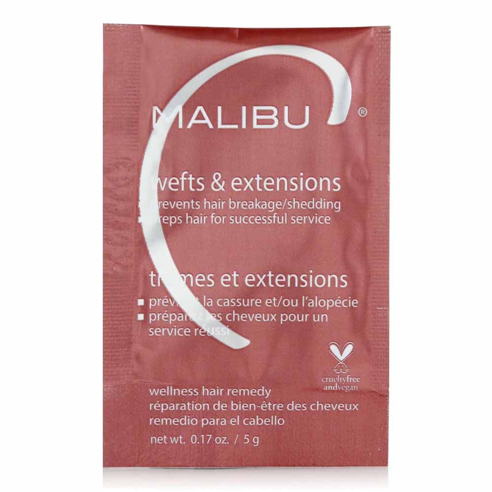 Malibu C - Wefts & Extensions Wellness Hair Remedy - Pack of 12