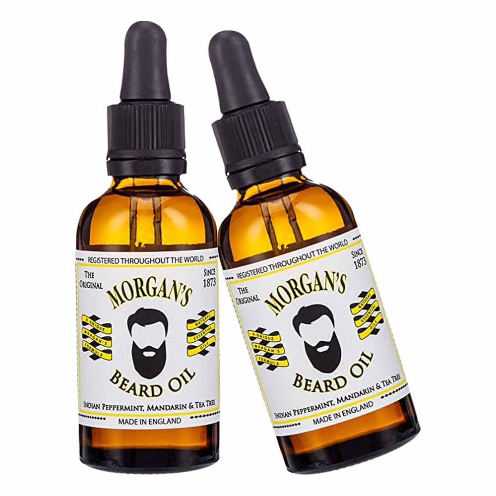 Morgan's Pomade - Men's Beard Oil Glass Indian Peppermint 50Ml