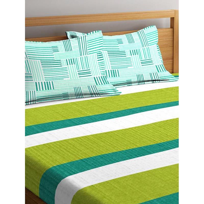 Portico - Queen Bedsheet Pillow Cover - Green