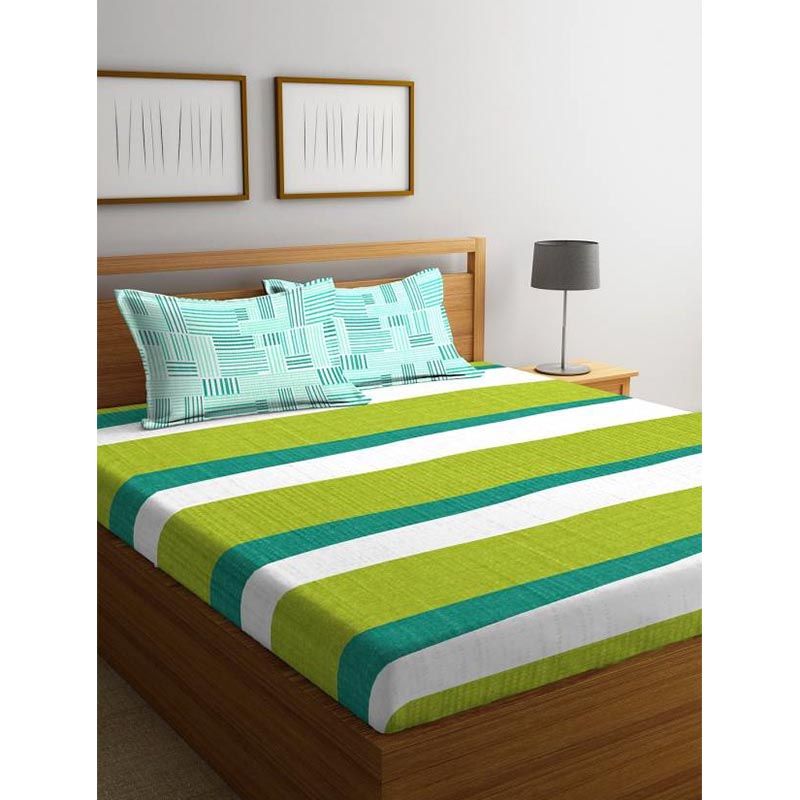 Portico - Queen Bedsheet Pillow Cover - Green