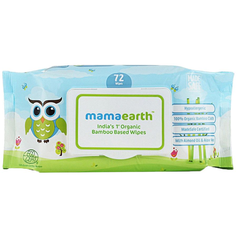 Mamaearth Organic Bamboo Based Baby Wipes