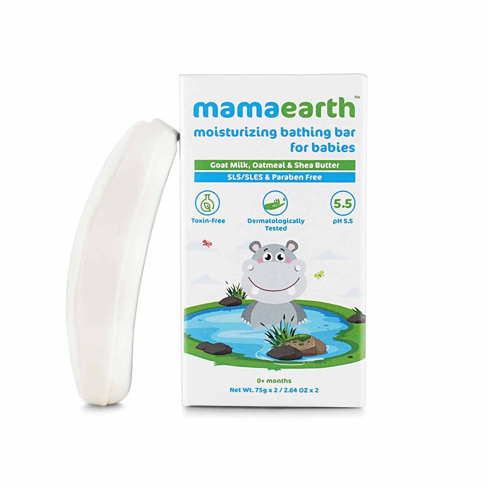 Mamaearth - Moisturizing Bar Soap For Babies - Pack Of 2