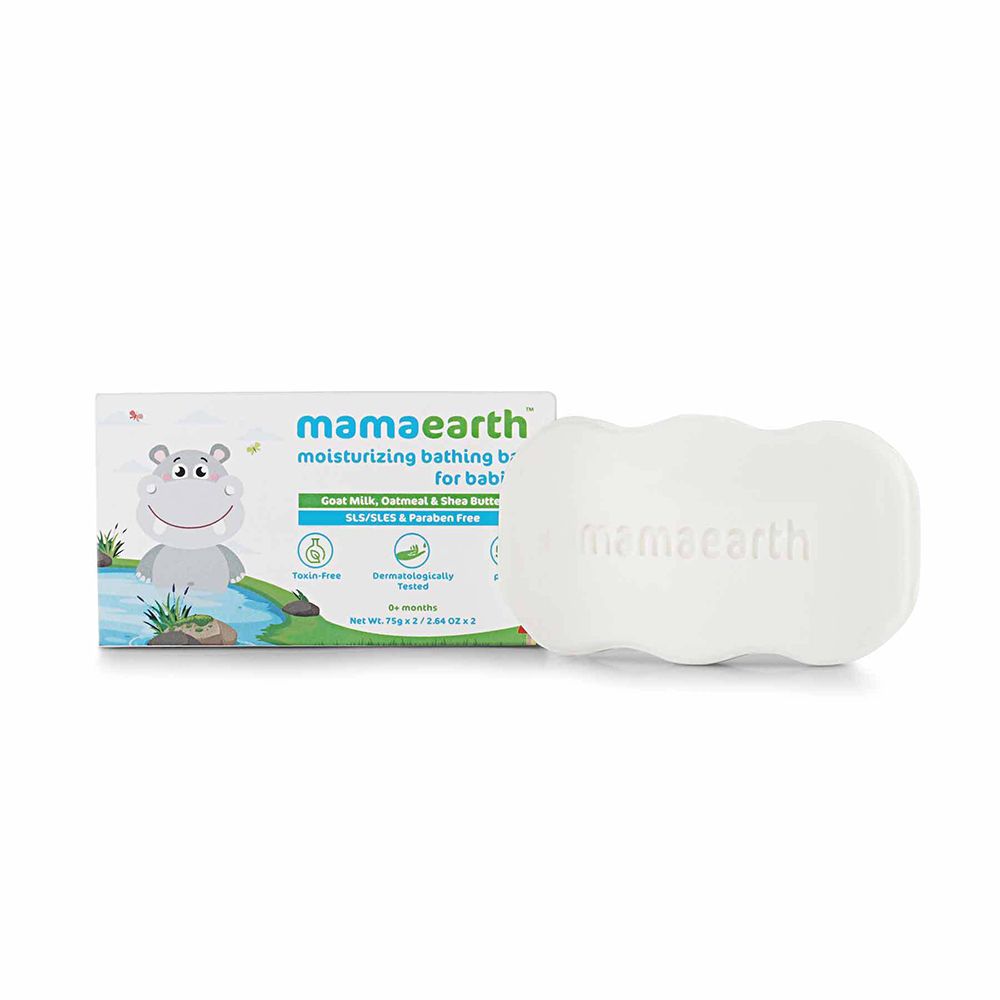 Mamaearth - Moisturizing Bar Soap For Babies - Pack Of 2