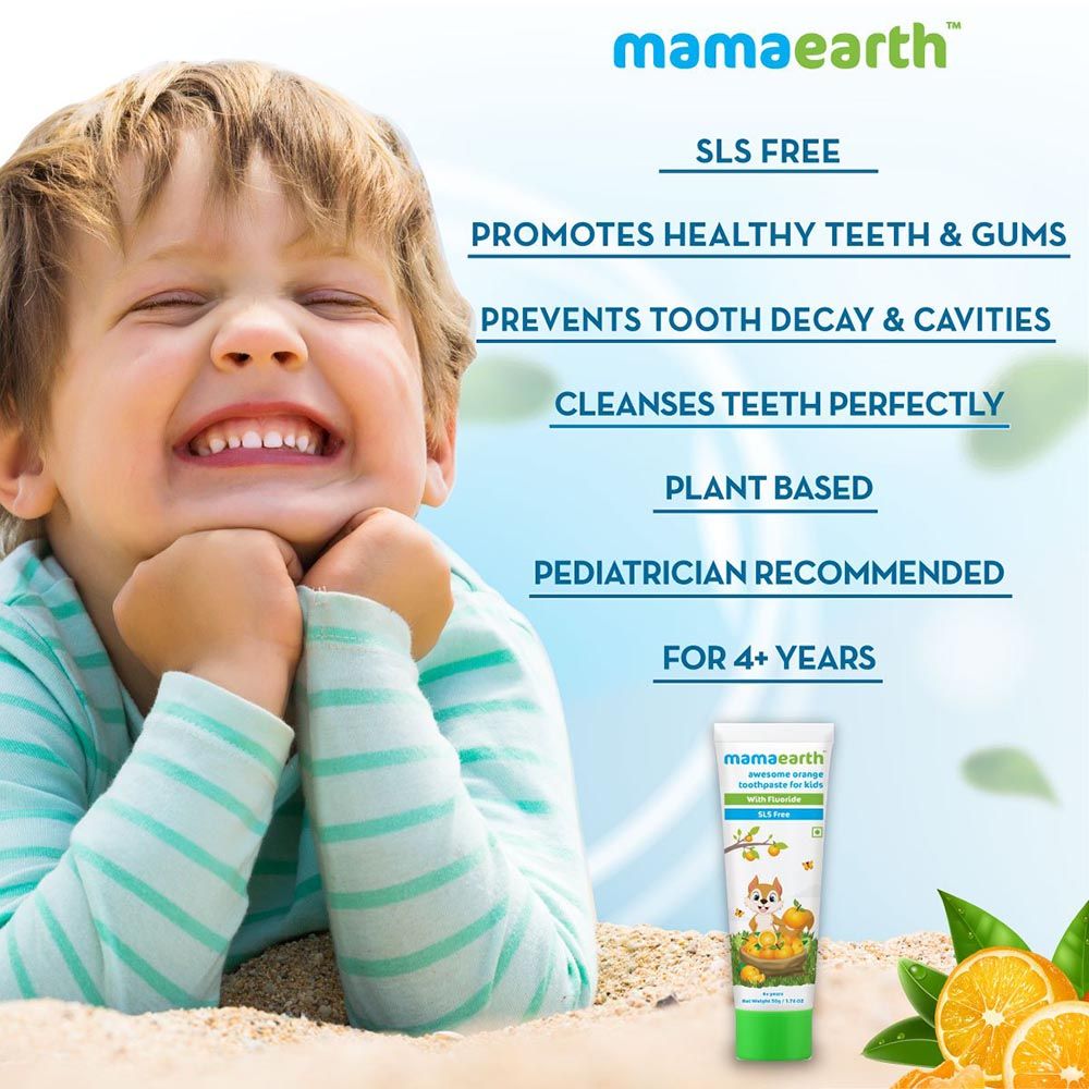 Mamaearth - Awesome Orange Toothpaste