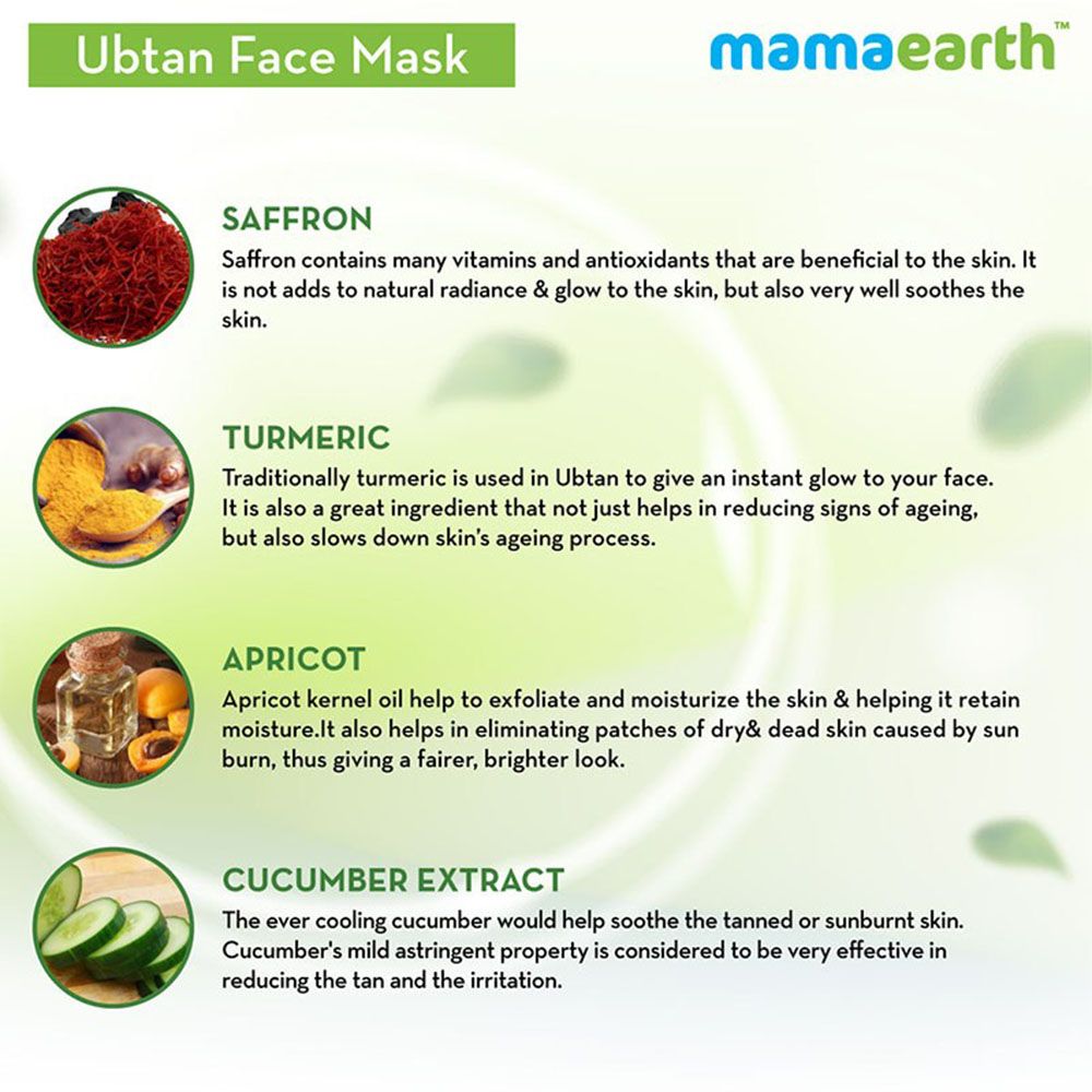 Mamaearth - Ubtan Face Mask