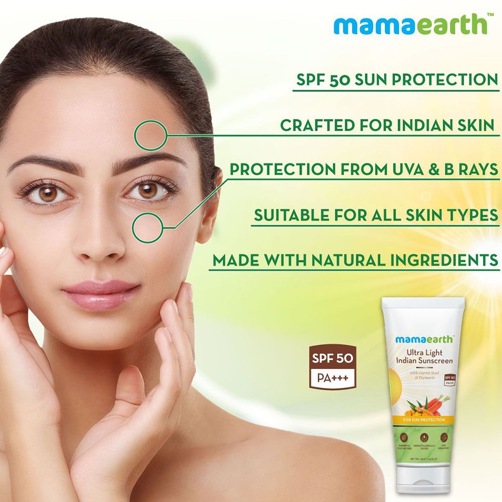 Mamaearth - Spf 50 Sunscreen Lotion 80ml