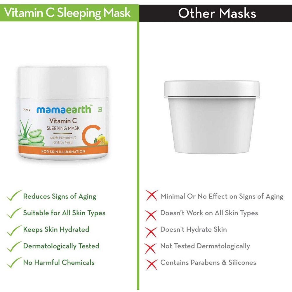 Mamaearth - Vitamin C Sleeping Mask 100g