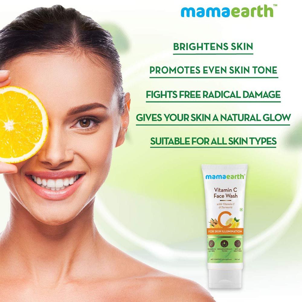 Mamaearth - Vitamin C Face Wash - 100ml