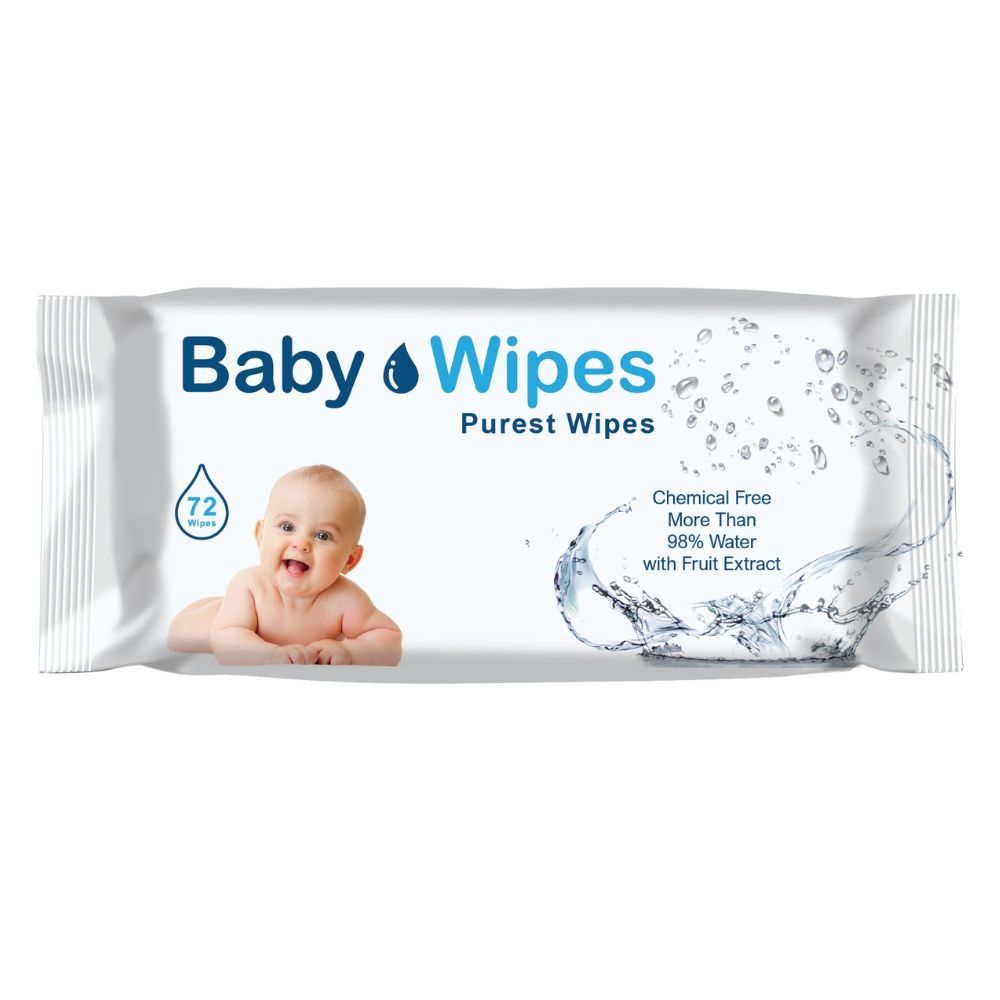 Vibrant - Wipes Purest Baby Wipes 720pcs - Pack of 10