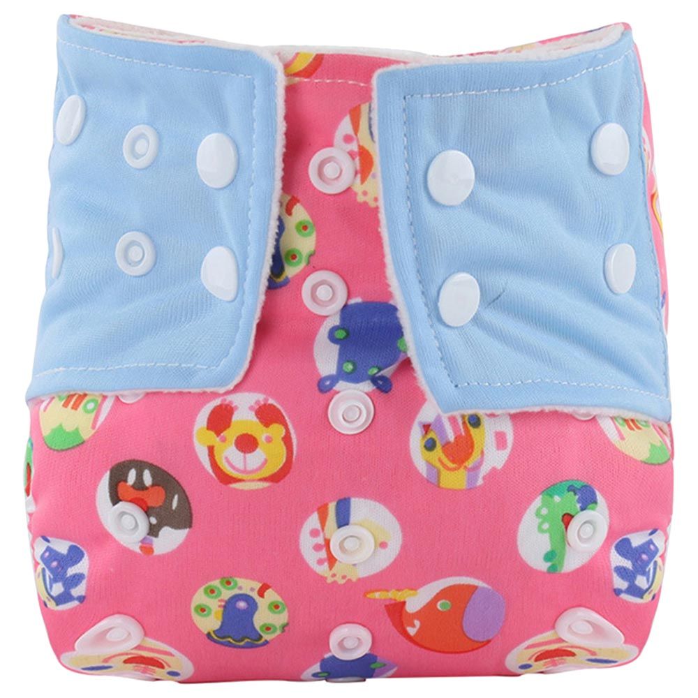 Babamama - Baby Reusable Swim Diapers - Pink - Pack of 3