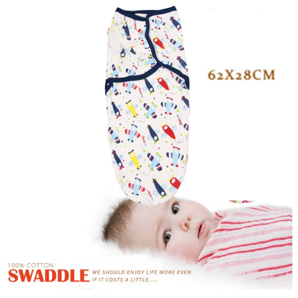 Babamama - Airplane Print Swaddle Wrap Blanket