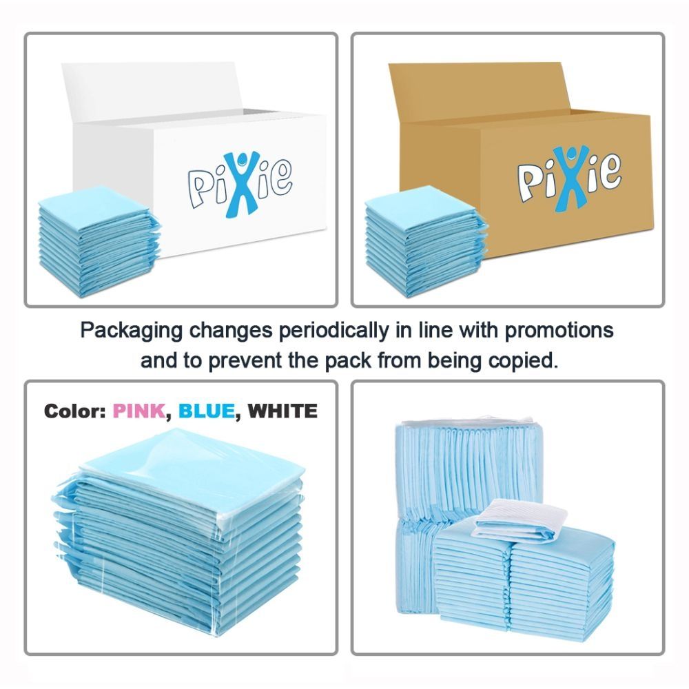 Pixie - Disposable Changing Mats - 50pcs - Blue