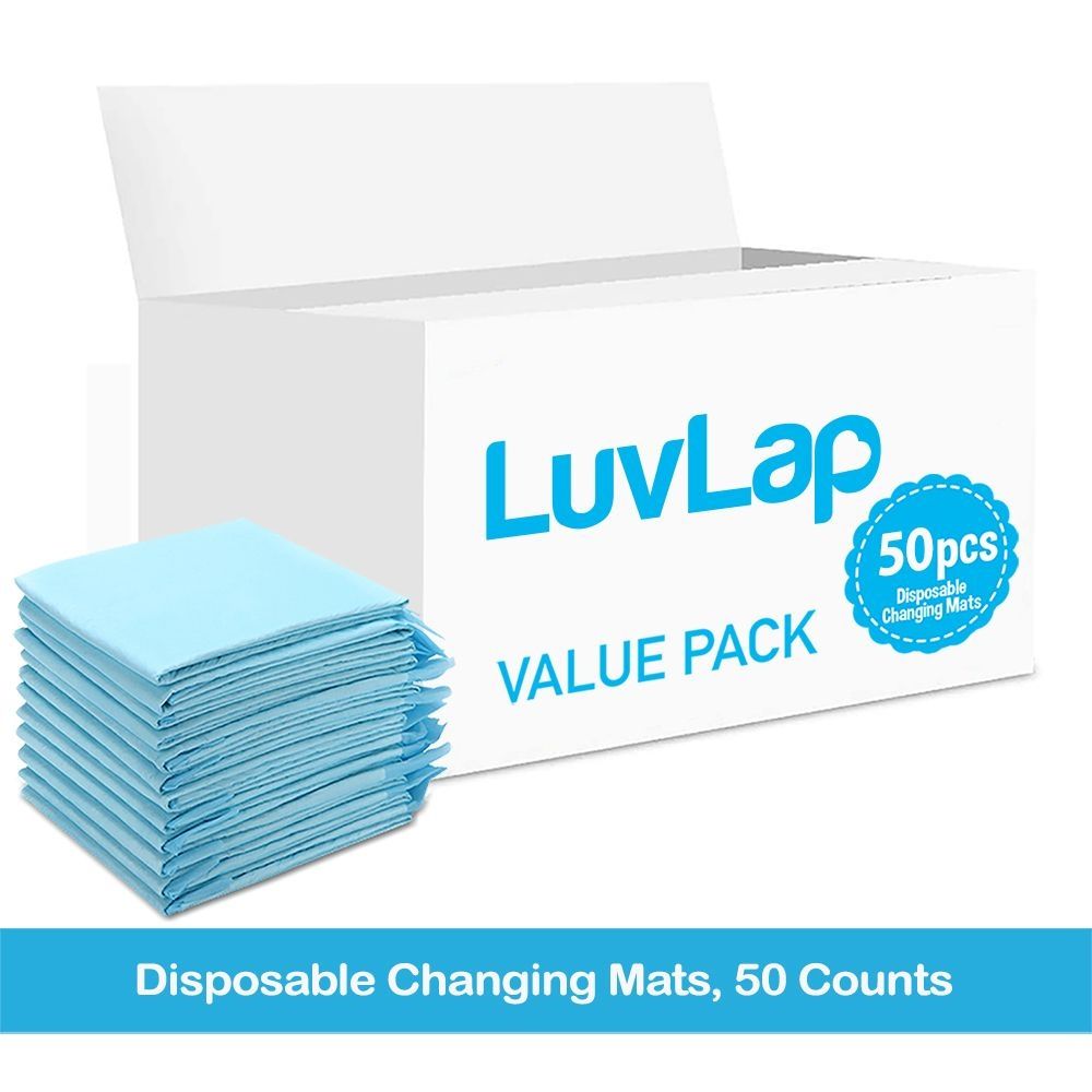 Luvlap - Disposable Changing Mats - 50pcs - Blue