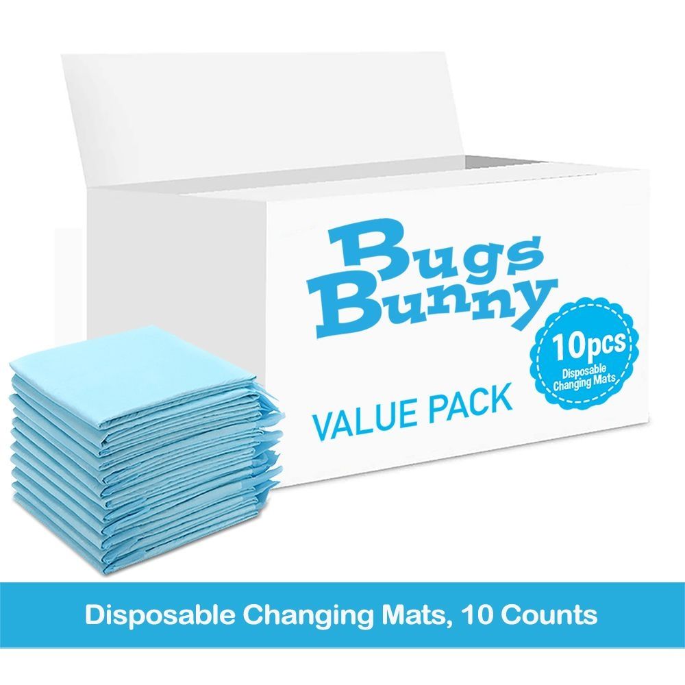 Bugs Bunny - Disposable Changing Mats - 10pcs - Blue