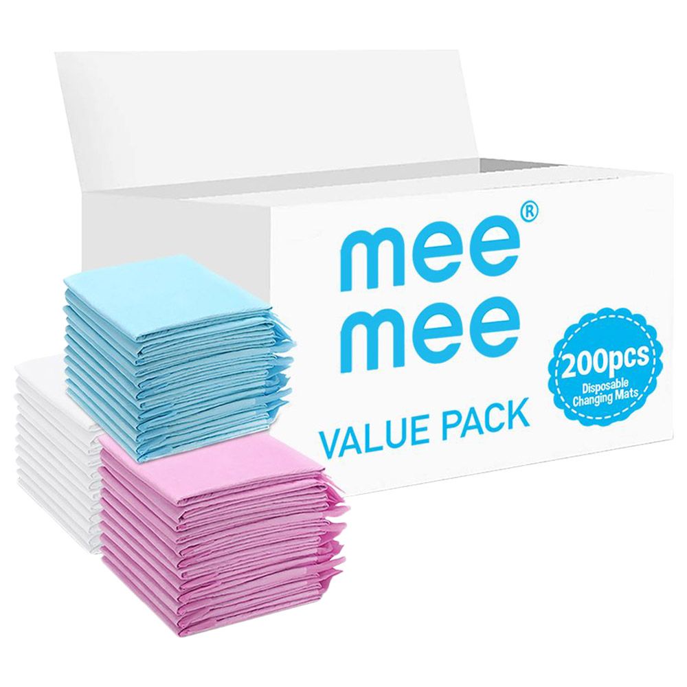 Mee Mee - Disposable Changing Mats - 200pcs - 