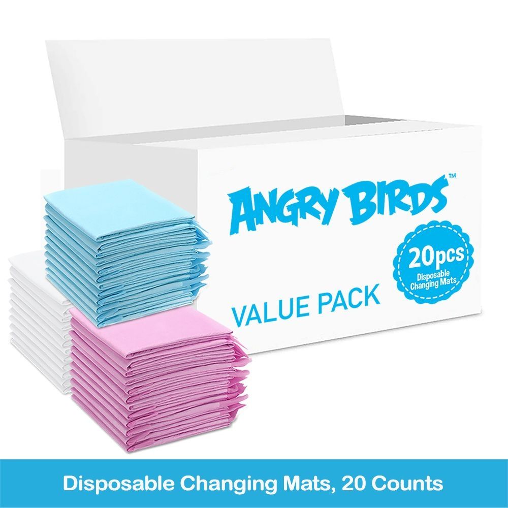 Angry Birds - Disposable Changing Mats - 20pcs - 