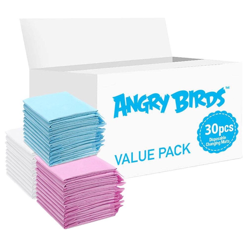 Angry Birds - Disposable Changing Mats - 30pcs - 