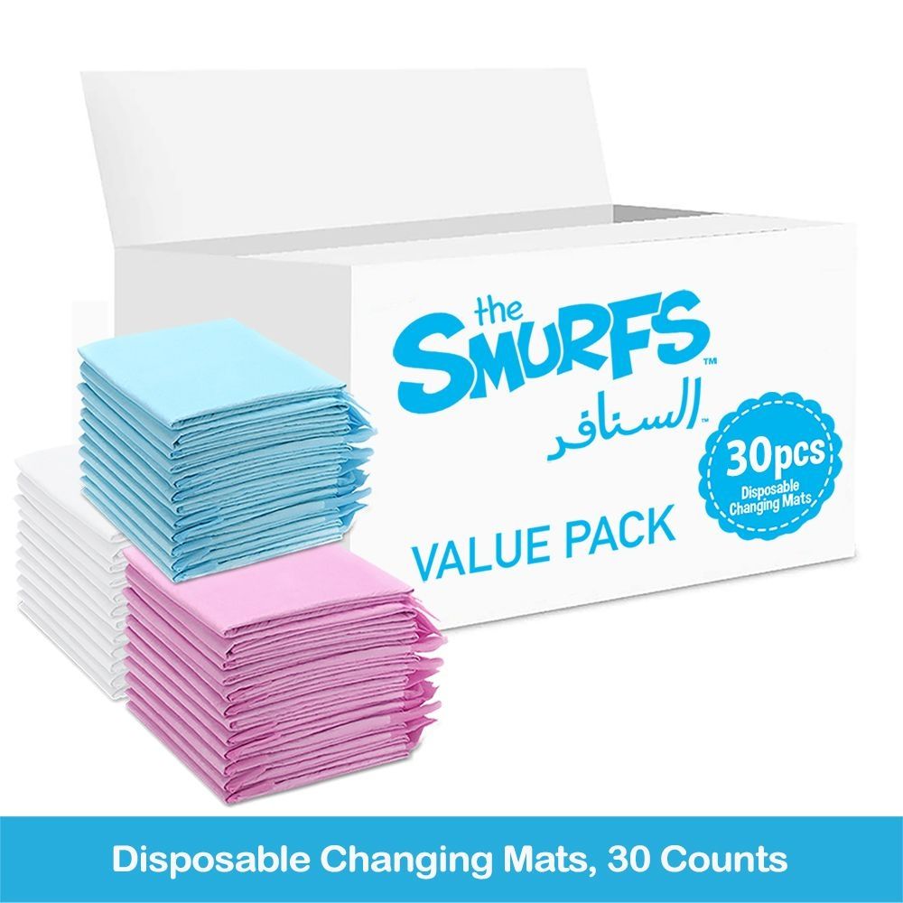 Smurfs - Disposable Changing Mats - 30 pcs