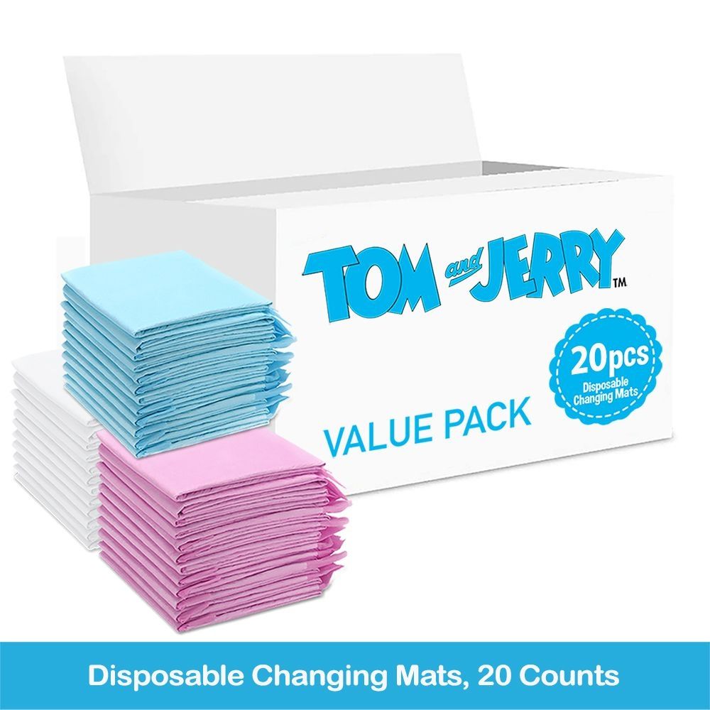 Tom & Jerry - Disposable Changing Mats - 20pcs - 