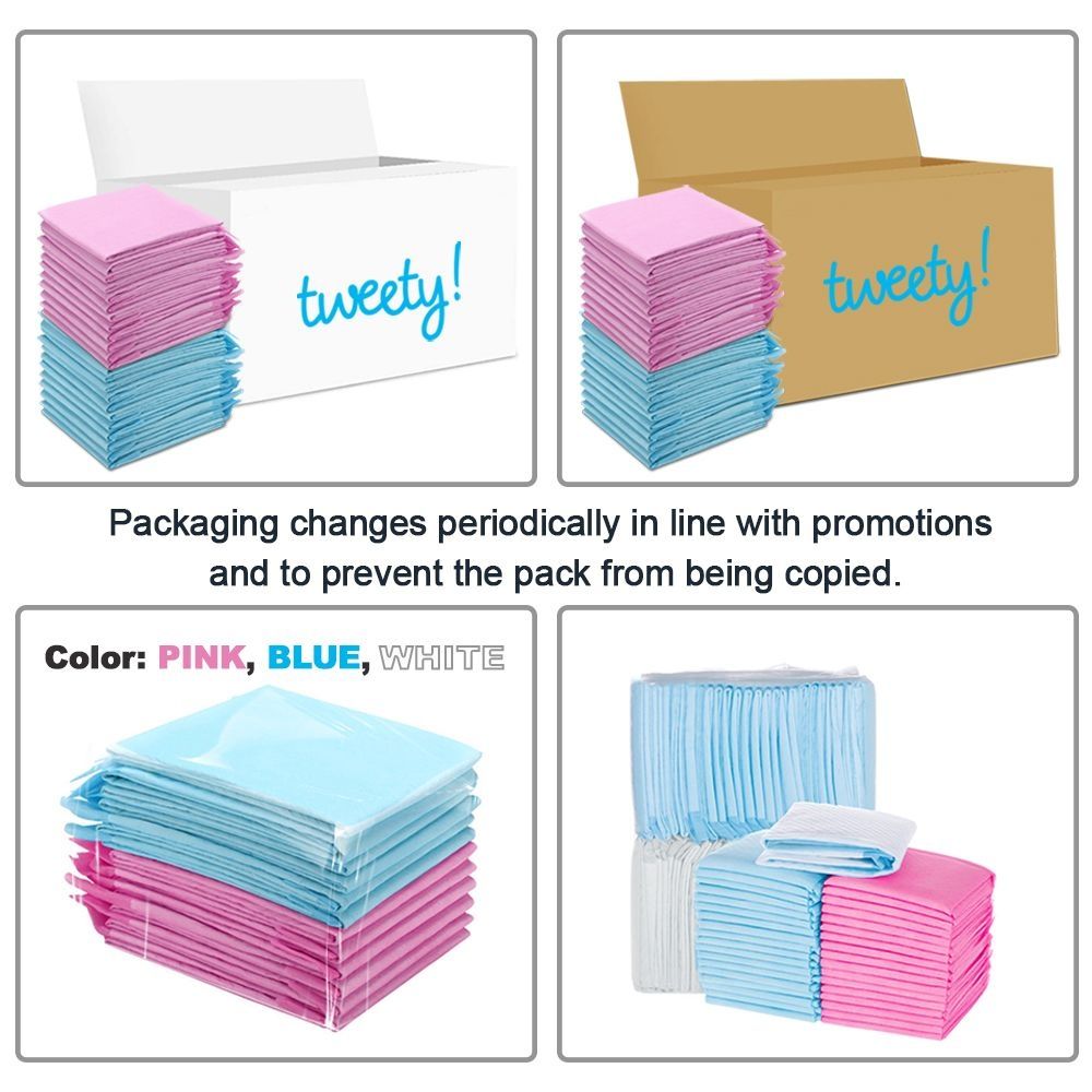 Tweety - Disposable Changing Mats - 10pcs - Pink/Blue