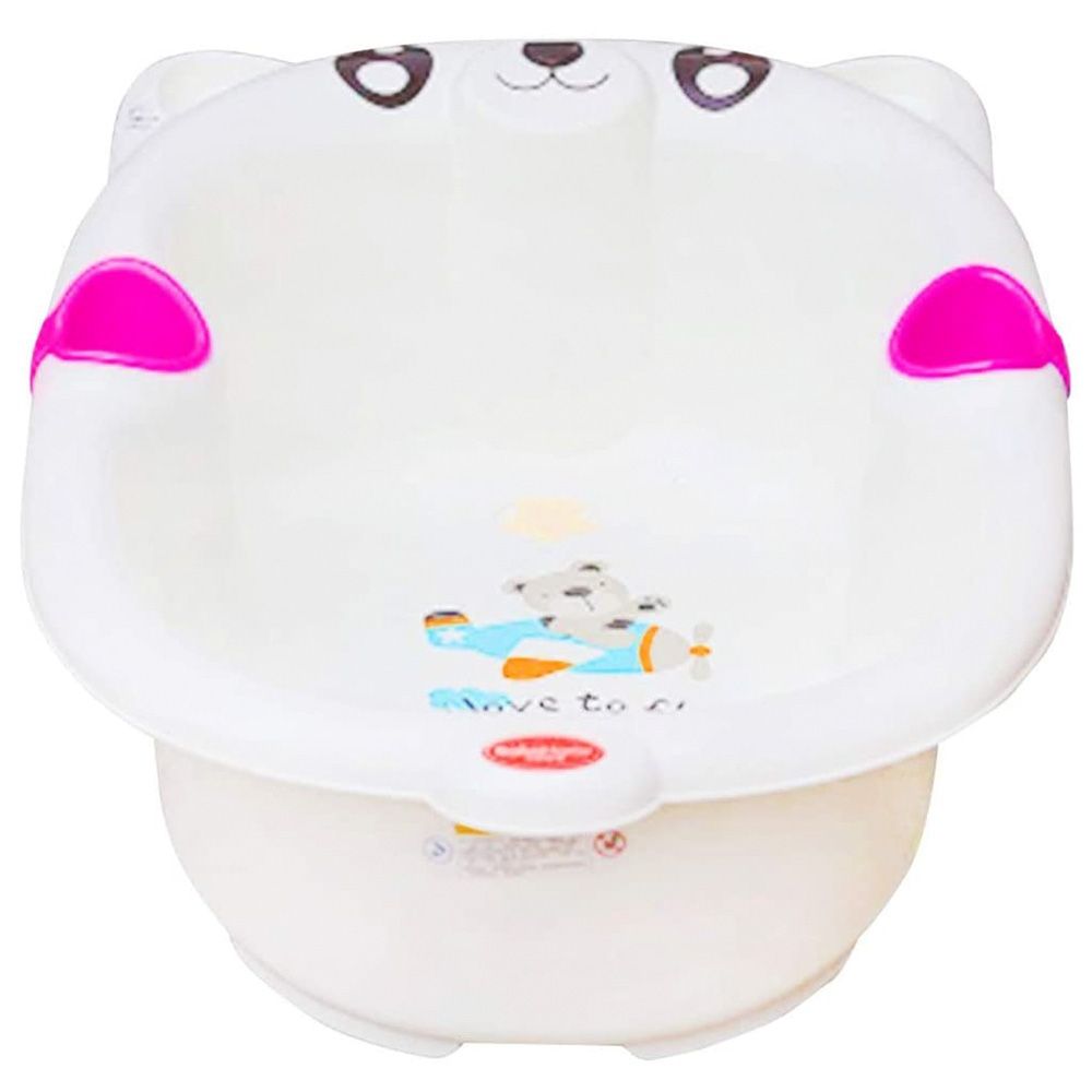 Luvlap - Bear Baby Bathing Tub Portable - Rose