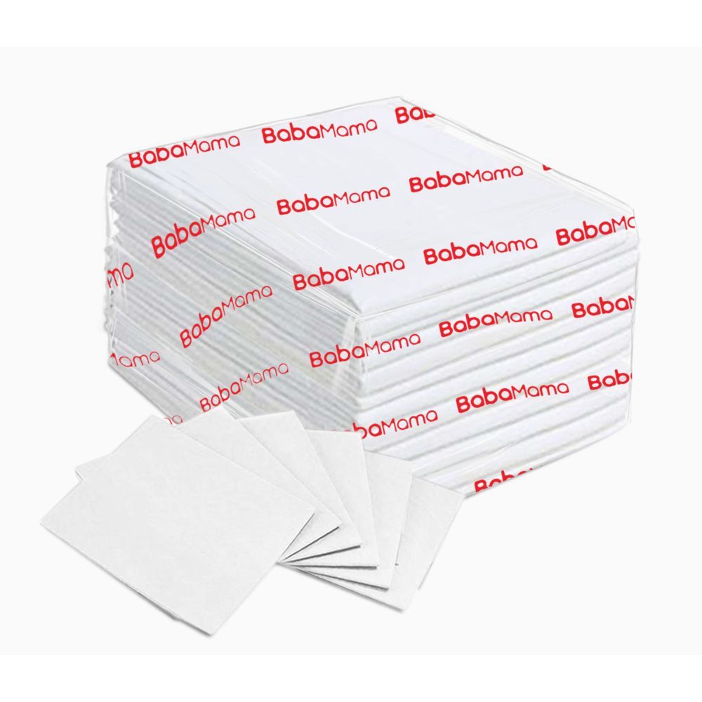 BabaMama Disposable Changing Mats, 12 Counts-White