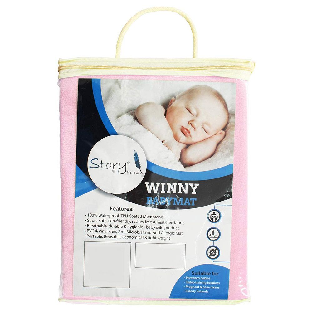 Story@Home - Waterproof Large Baby Mat - Pink