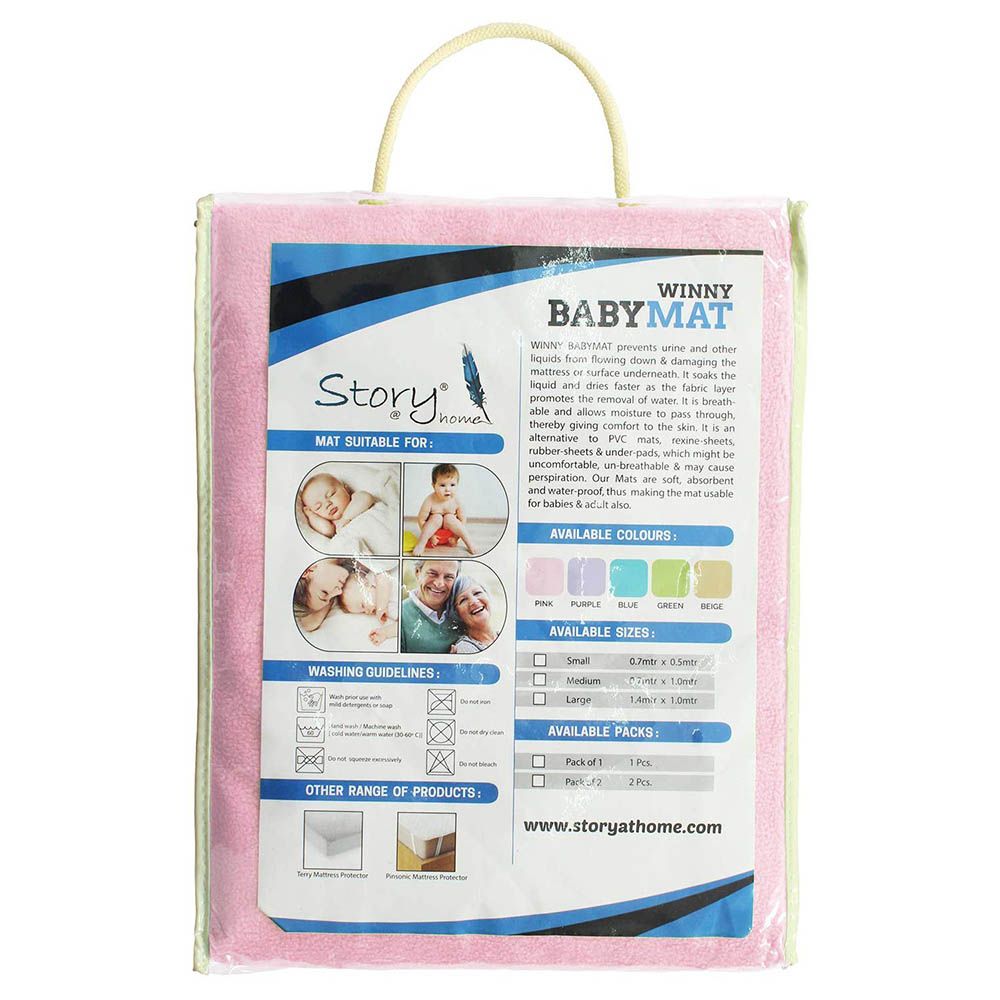 Story@Home - Waterproof Large Baby Mat - Pink