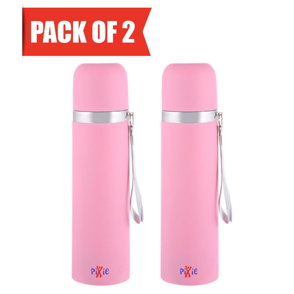 Pixie - Thermo 500ml - Pink (Pack Of 2)