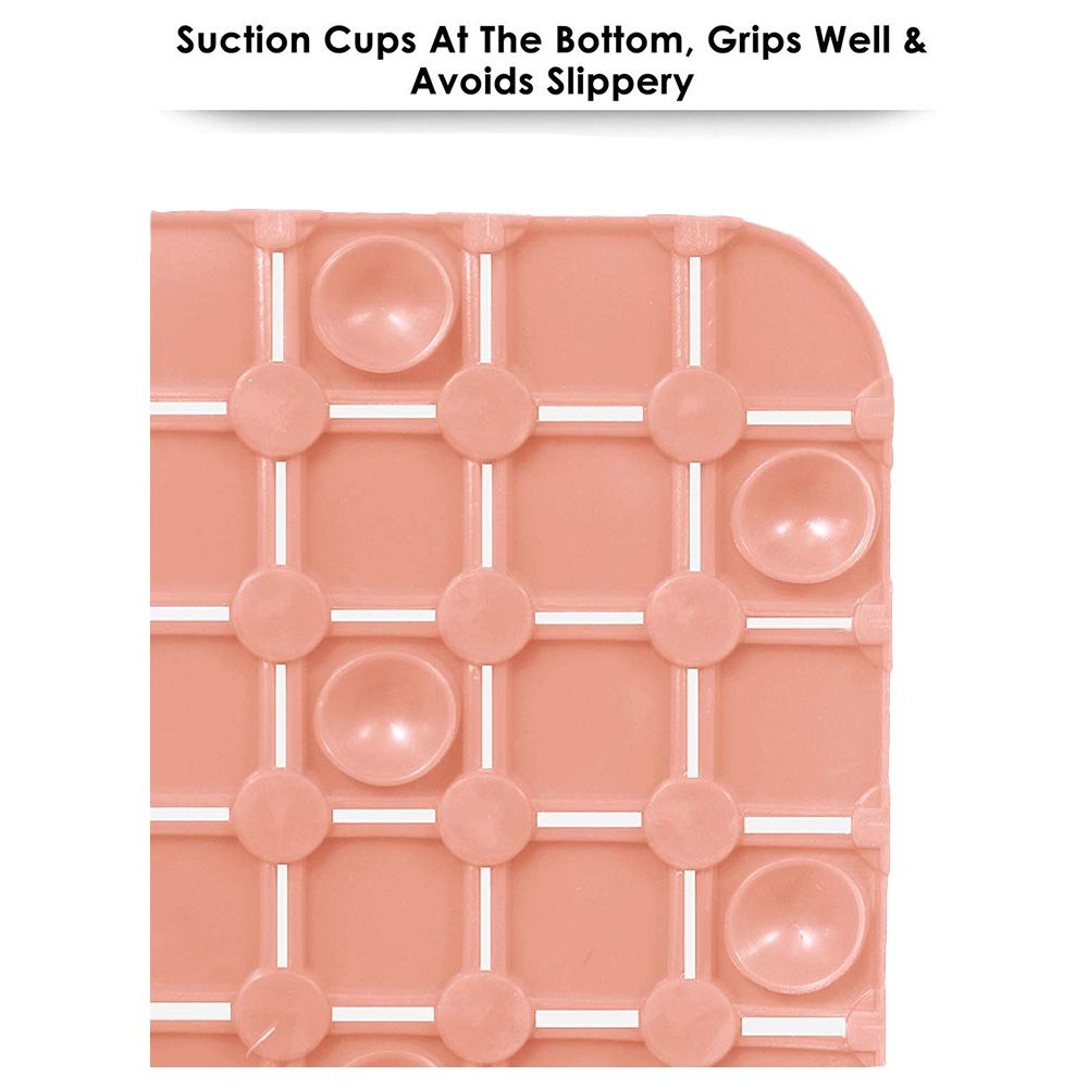 Story@Home - Bathtub Shower Floor Bath Mats, Baby Pink