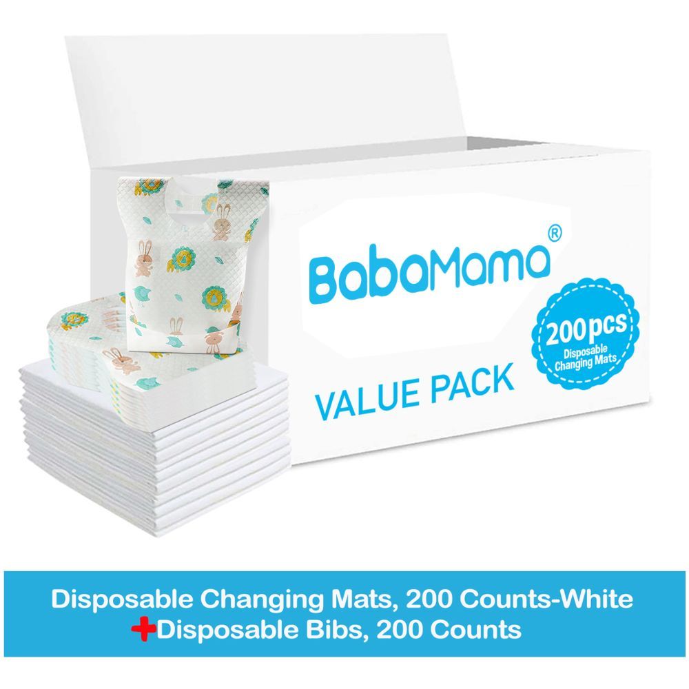 Babamama - Changing Mats + Bibs 400pc - Set