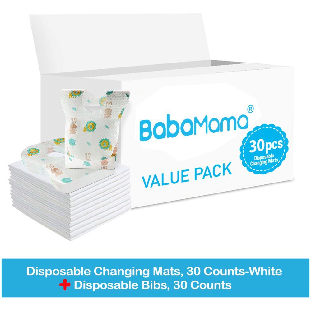 Babamama - Changing Mats + Bibs 60pc - Set