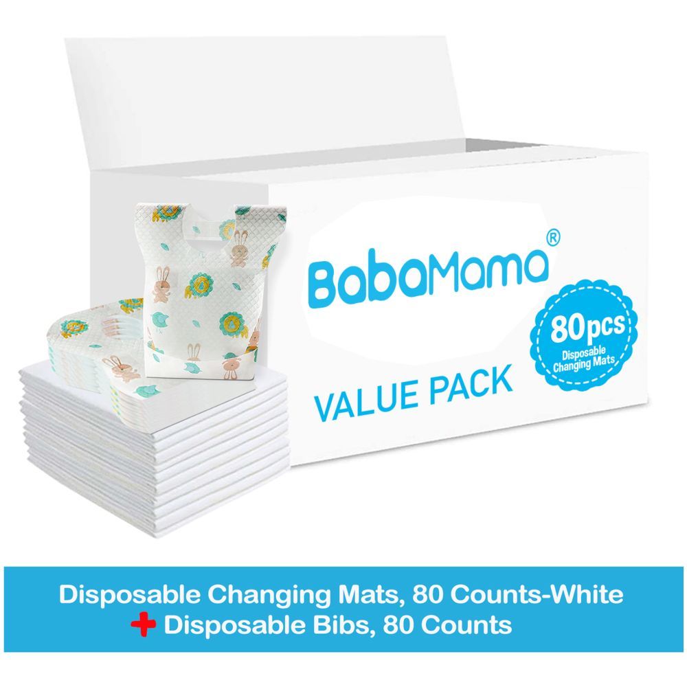 Babamama - Changing Mats + Bibs 160pc - Set