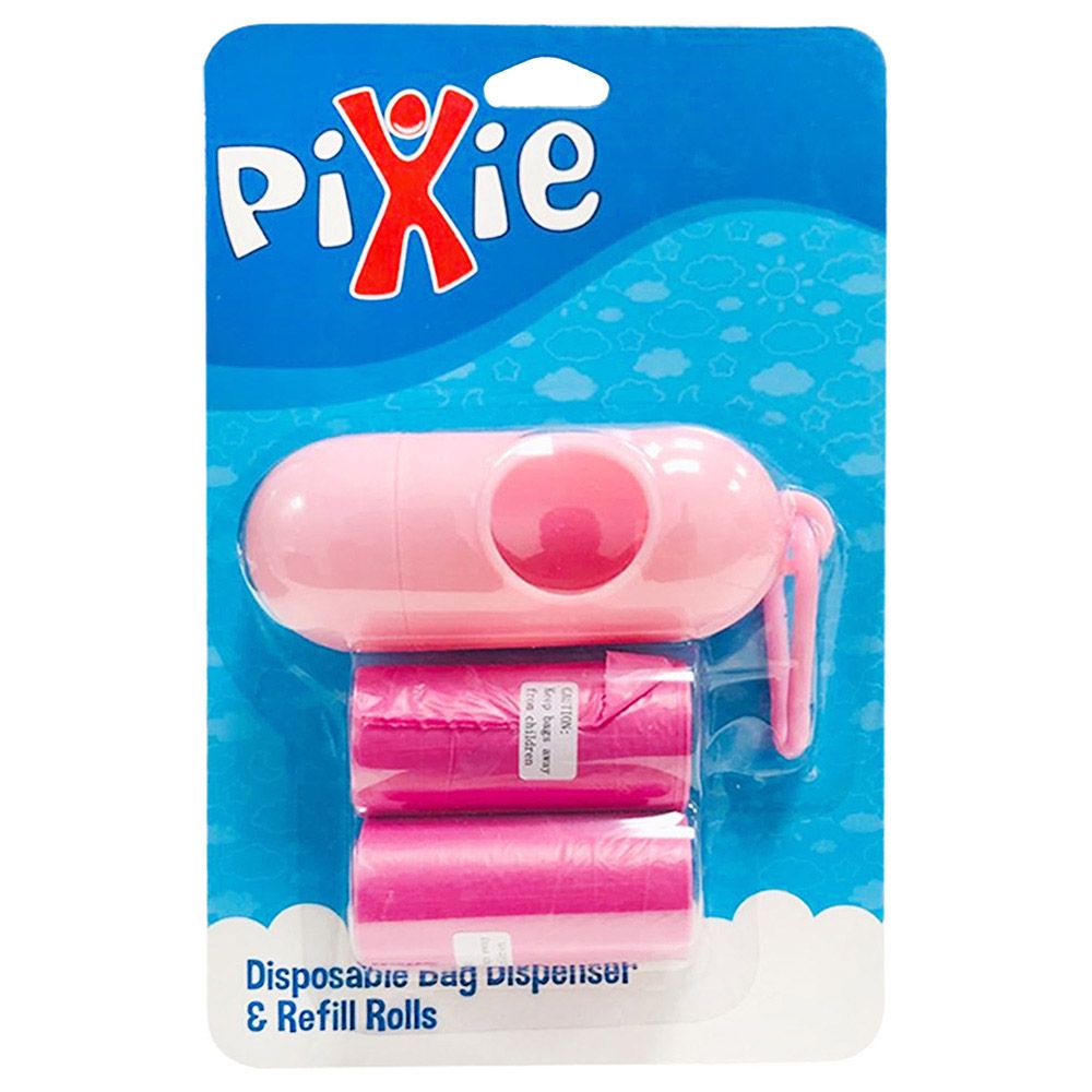 Pixie - Dispenser Bag & Refill (Pink) (Buy 8 Get 2 Free)