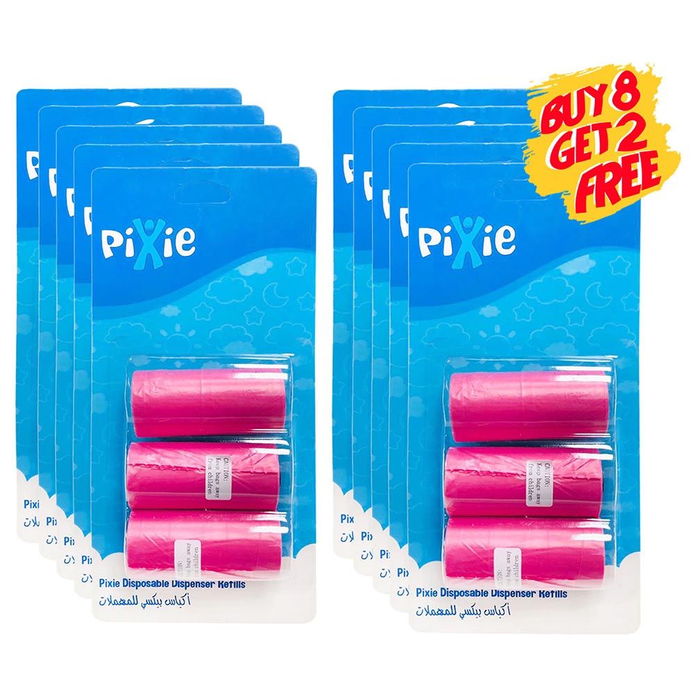 Pixie - Dispenser Refill (Pink) (Buy 8 Get 2 Free)