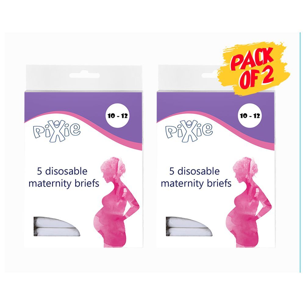 Pixie - Disposable Maternity Brief (Size 10-12) (Pack of 2)