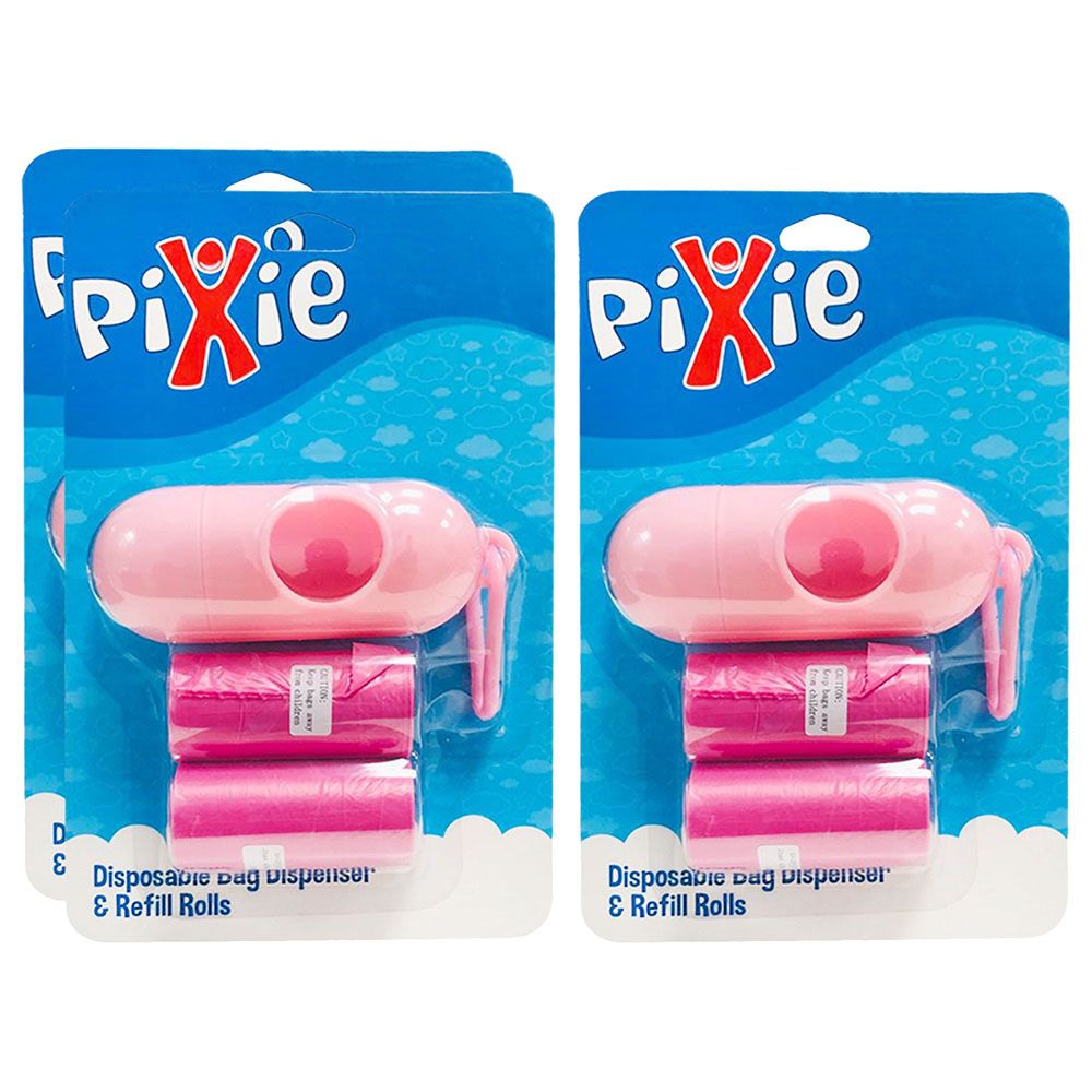 Pixie - Dispenser Bag & Refill (Pink) (Buy 2 Get 1 Free)