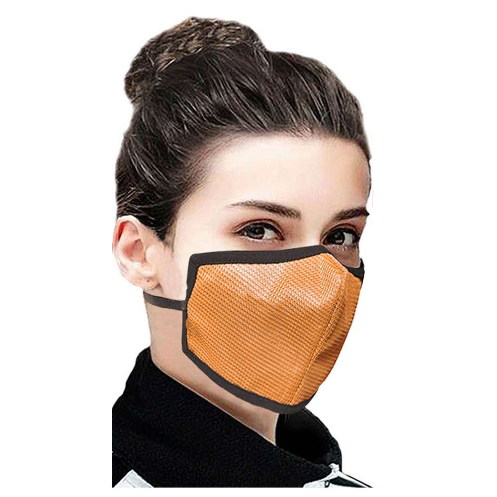 Swayam Reusable 4-Layers Protective Face Mask - Orange