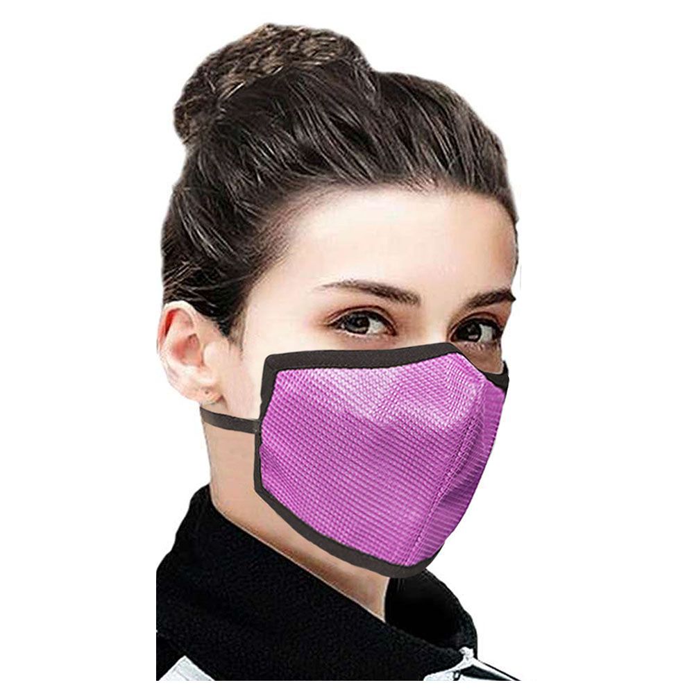 Swayam Reusable 4-Layers Protective Face Mask - Pink