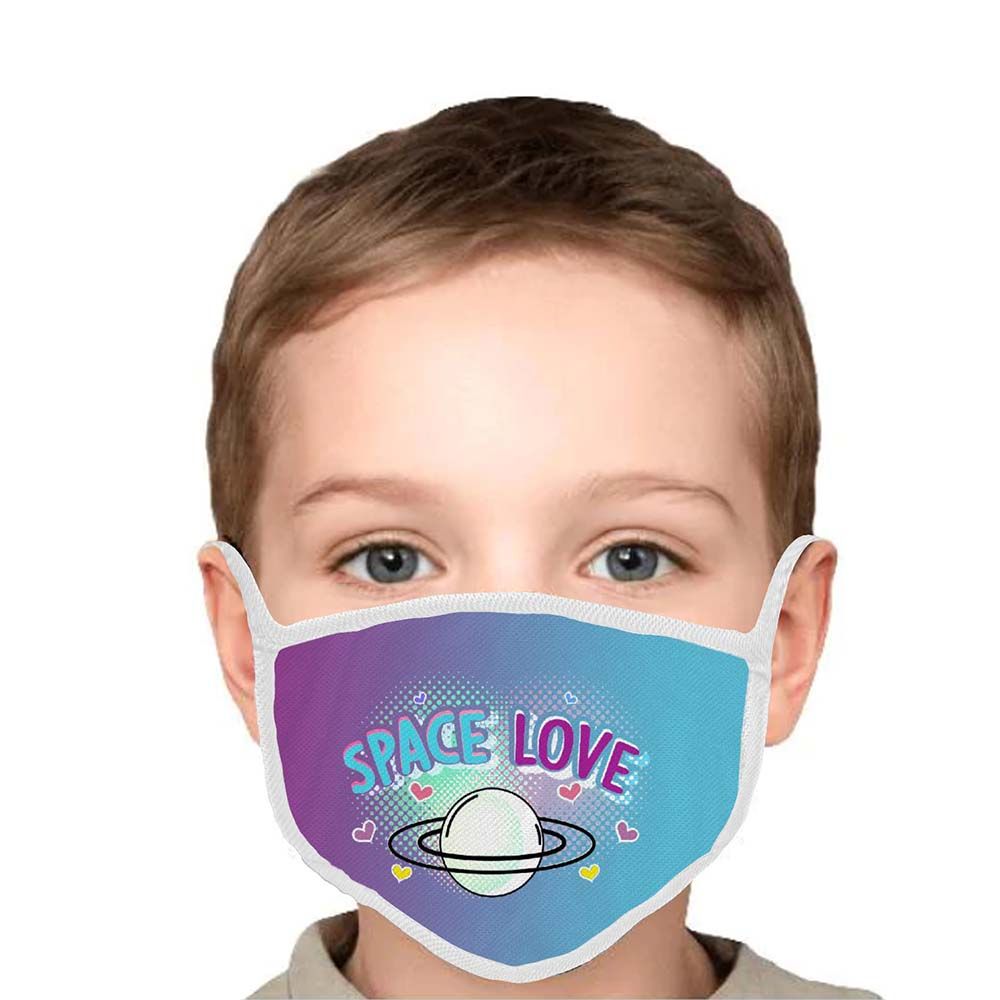 Swayam - Kids Reusable Cloth Face Mask - Space Love