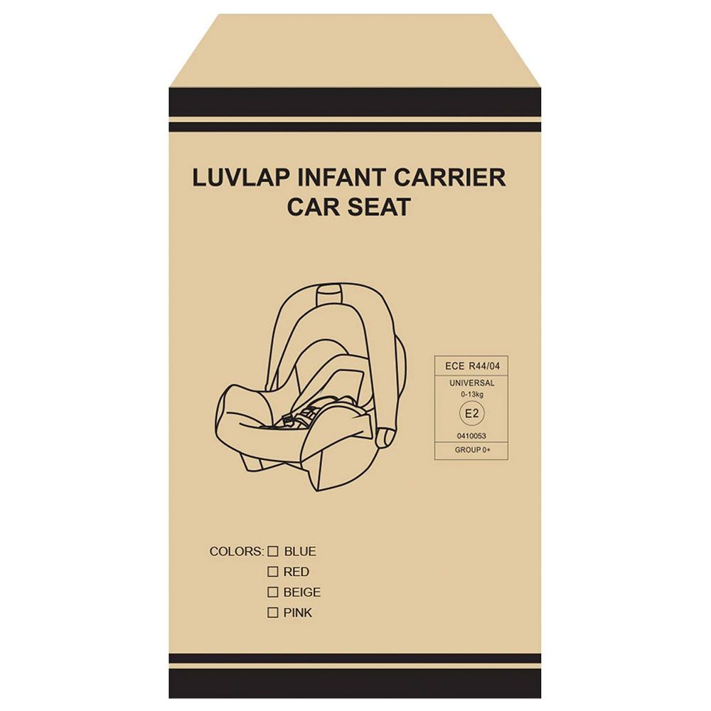 Luvlap - Infant Carrier Car Seat - Red