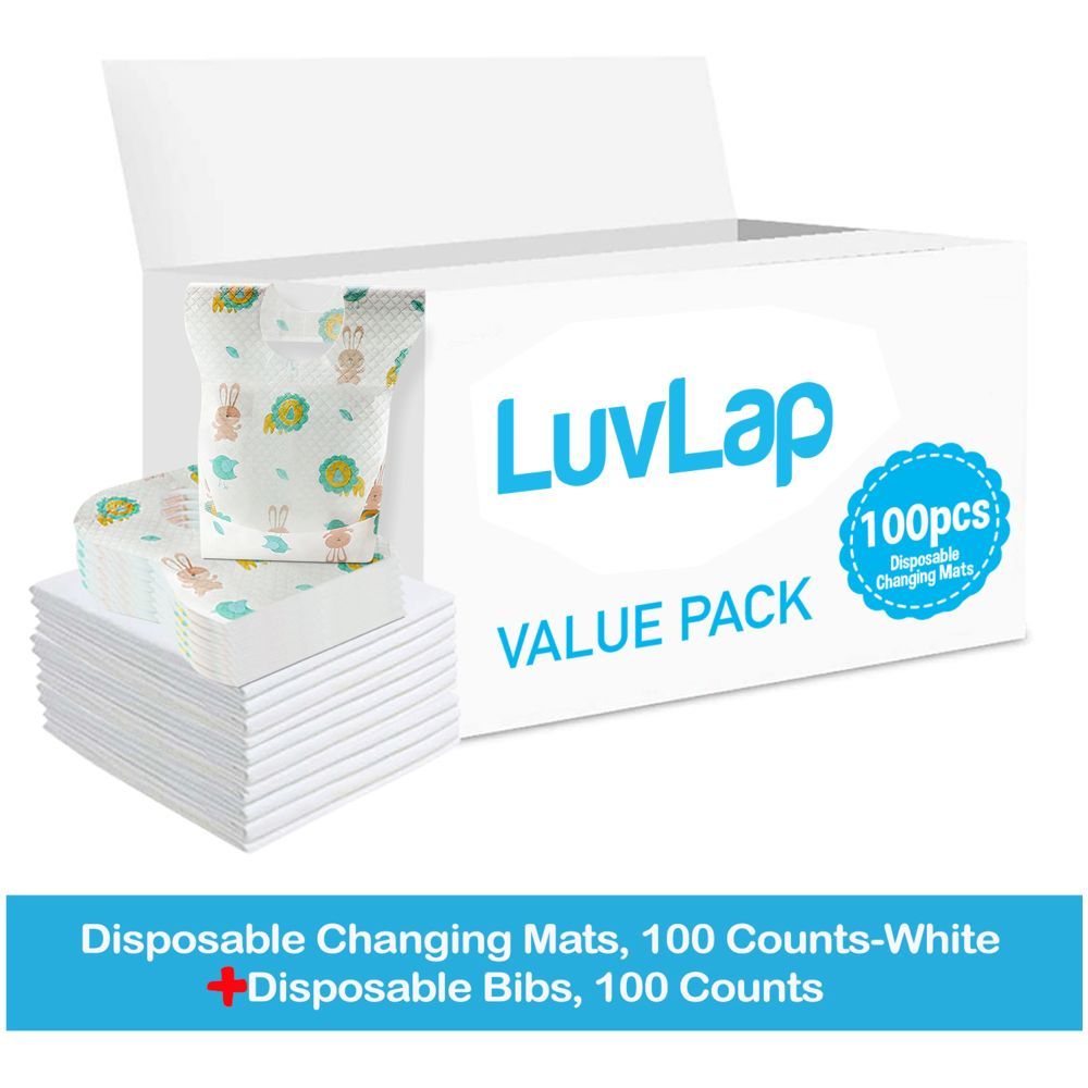 Luvlap - Changing Mats + Bibs 200pc - Set