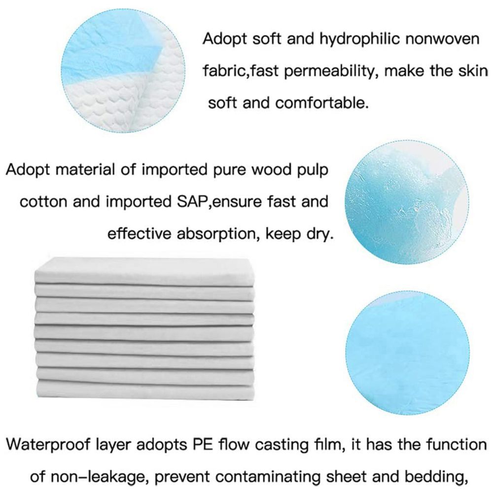 Luvlap - Changing Mats 100 + Pack Of 3 Refill Blue 180 Nappy Bags