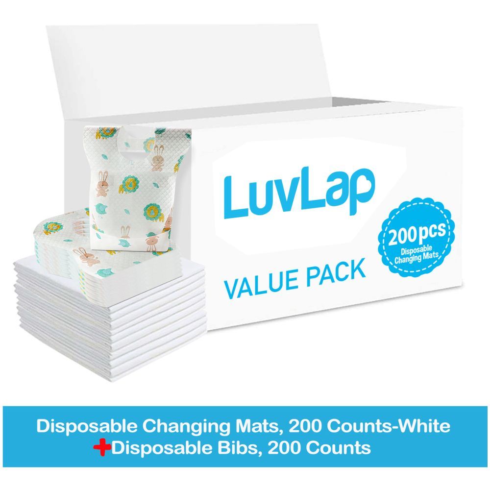 Luvlap - Changing Mats + Bibs 400pc - Set