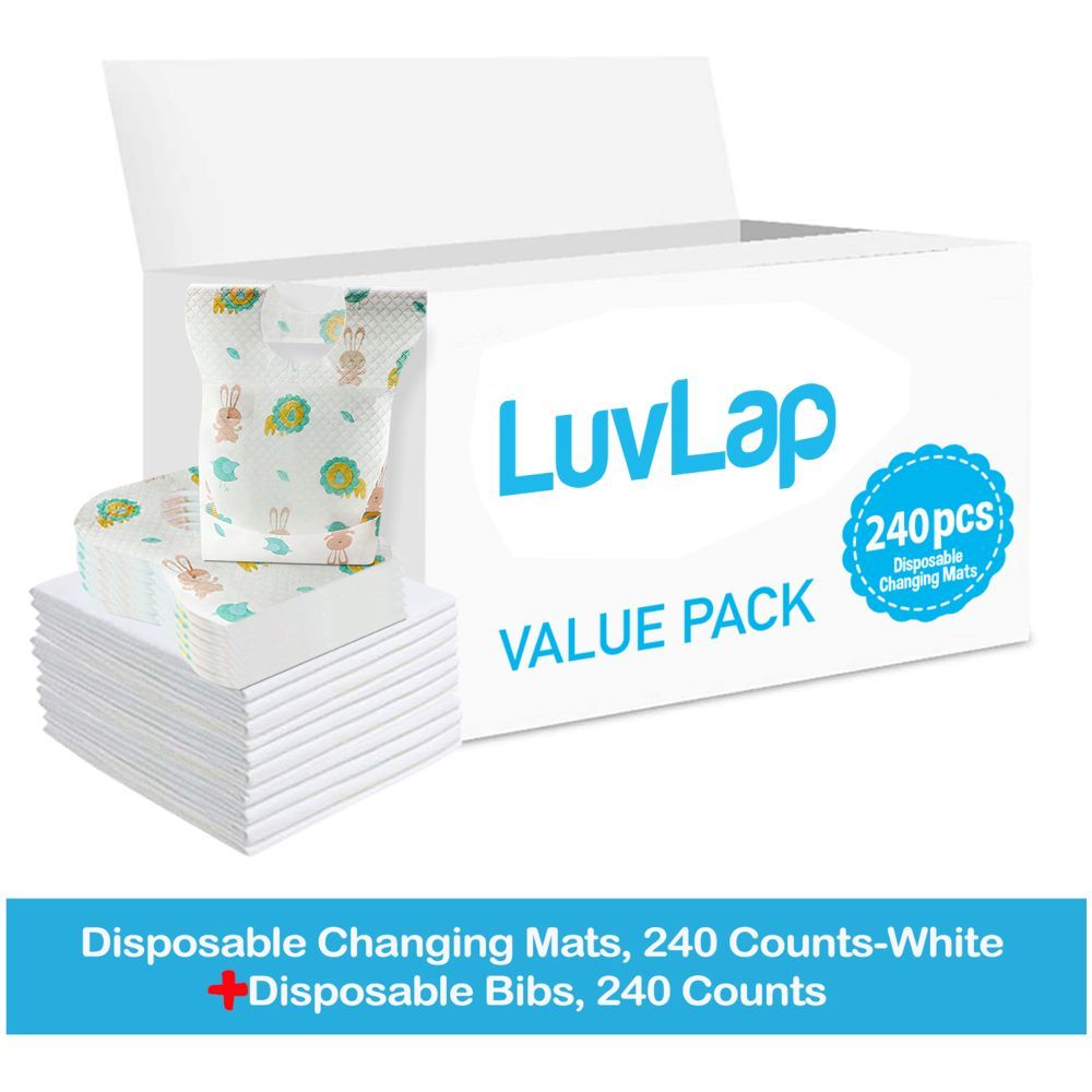 Luvlap - Changing Mats + Bibs 480pc - Set