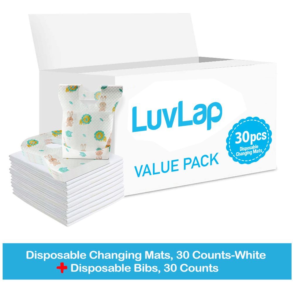 Luvlap - Changing Mats + Bibs 60pc - Set