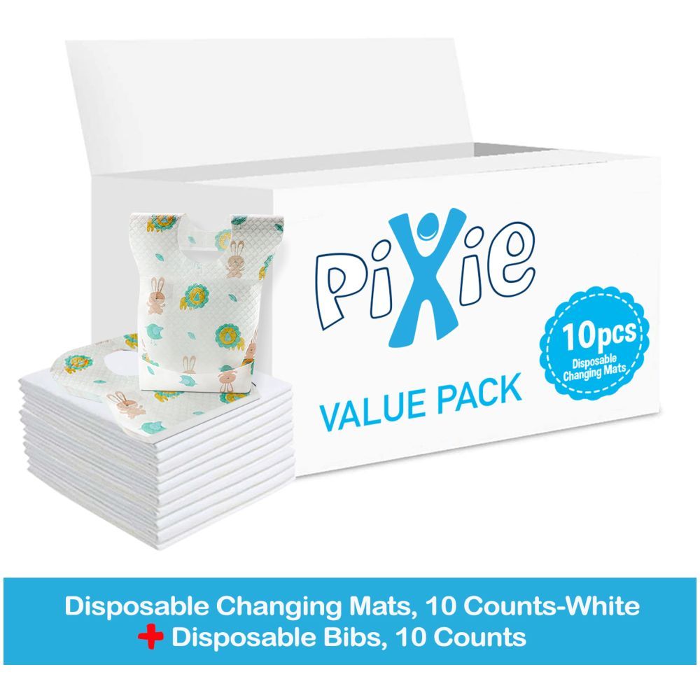 Pixie - Changing Mats + Bibs 20pc - Set