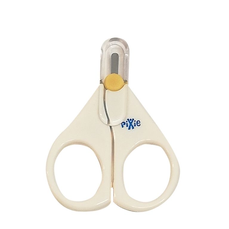 Pixie Baby Nail Cutter & File + Baby Scissors - Blue/White