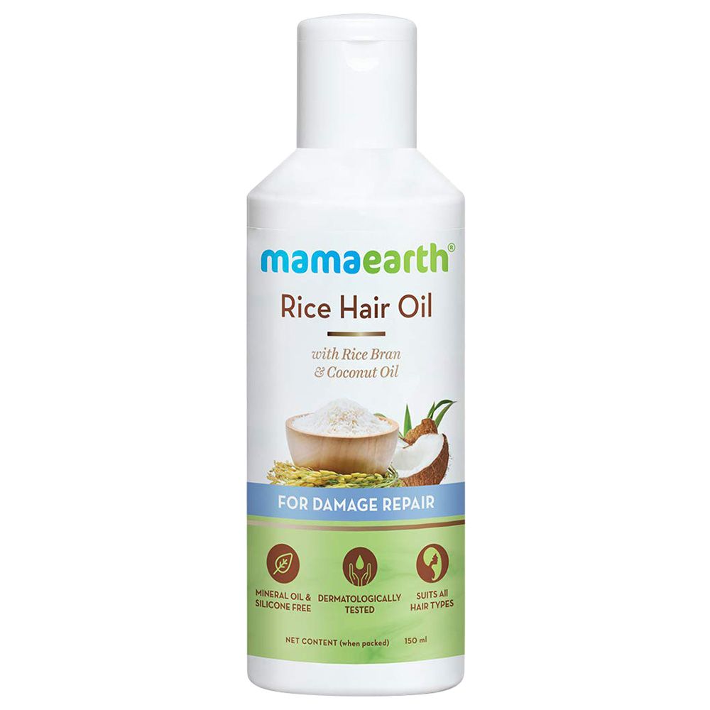 Mamaearth - Rice Hair Oil w/ Rice Bran & Coconut Oil - 150ml