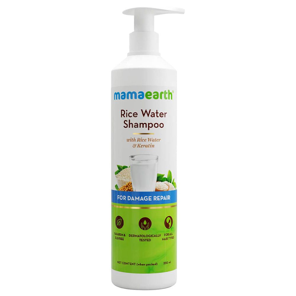 Mamaearth - Rice Water Shampoo For Damage Repair 250ml